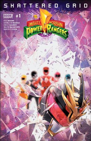 Mighty Morphin Power Rangers: Shattered Grid issue 1 Jamal Campbell Cover
