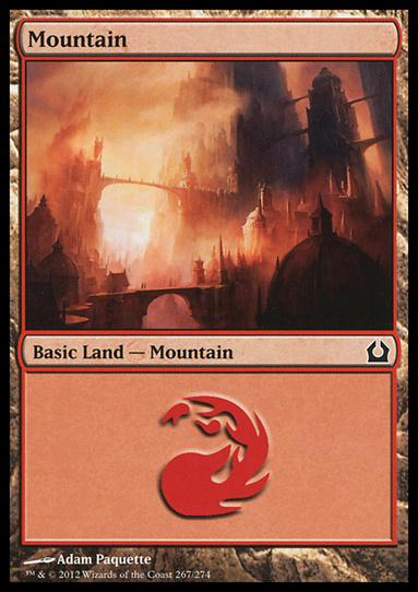 Magic the Gathering: Return to Ravnica (Base Set) card 267 Mountain