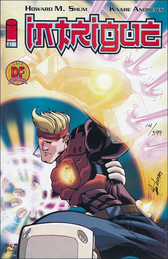 Intrigue (1999) issue 1-D Ed McGuinness DF Cover (signed by Shum) 1/399