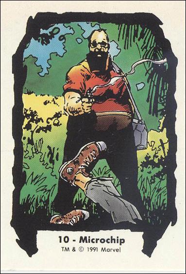 Jim Lee Series II (Base Set) card 10 Microchip