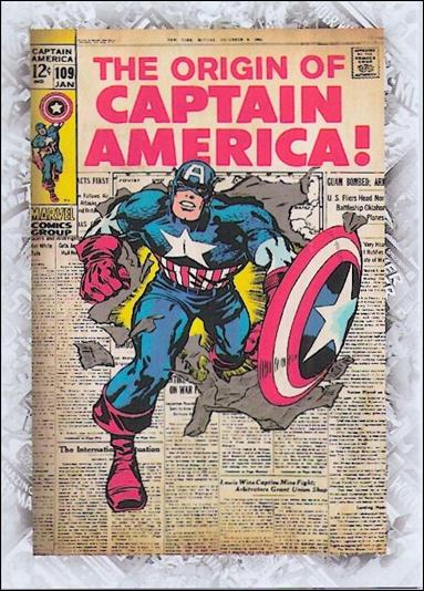 Marvel Beginnings: Series 2 (Breakthrough Issues Comic Cover Subset) card B-51 Captain America #109