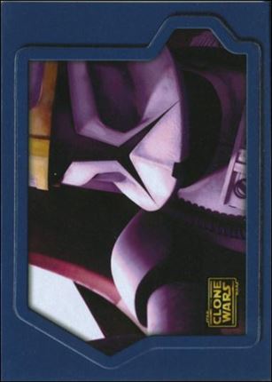 Star Wars: The Clone Wars Trading Card Stickers (Die Cut Magnets Subset) card nn4