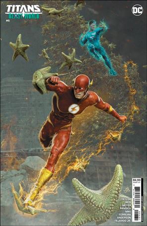 Titans: Beast World issue 6-B Björn Barends Cardstock Cover