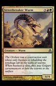Magic the Gathering: Guildpact (Base Set) card 133 Streetbreaker Wurm