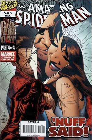 Amazing Spider-Man (1963) issue 545-C Dynamic Forces (Signed by Joe Quesada) 1/65