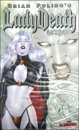 Brian Pulido's Lady Death: Sacrilege issue 0-N Platinum Foil Cover