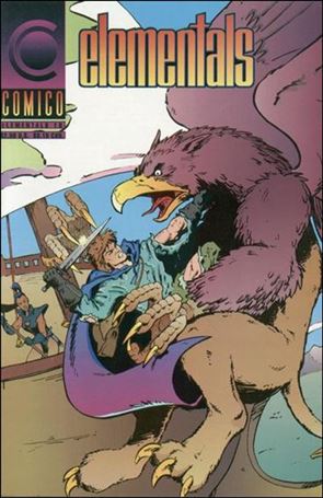 Elementals (1989) issue 18 Wraparound Cover
