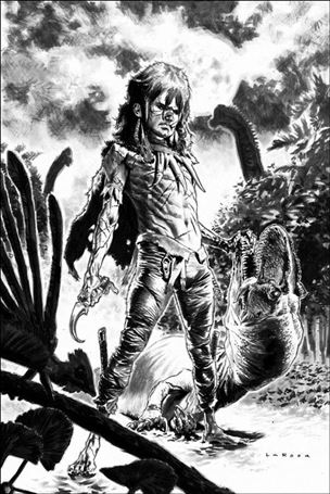 Savage (2016) issue 1-F Lewis LaRosa 1:50 Black and White Cover 1/300