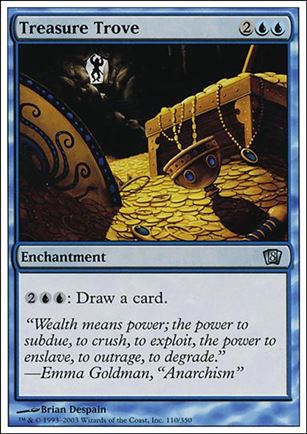 Magic the Gathering: 8th Edition (Base Set) card 110 Treasure Trove
