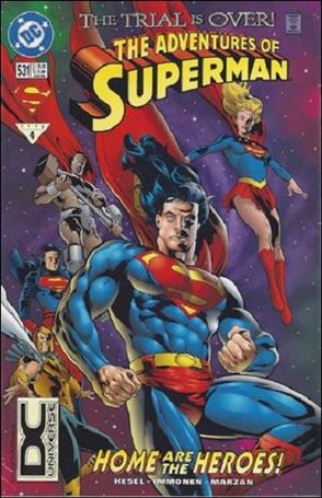 Adventures of Superman (1987) issue 531-B DC Universe UPC