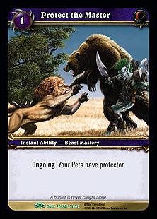 World of Warcraft: Through the Dark Portal (Base Set) card 38 Protect the Master