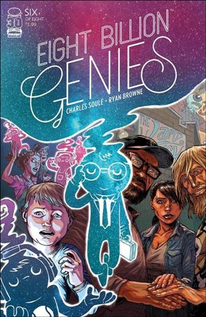 Eight Billion Genies issue 6 Ryan Browne Cover