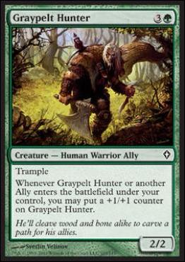 Magic the Gathering: Worldwake (Base Set) card 103 Graypelt Hunter