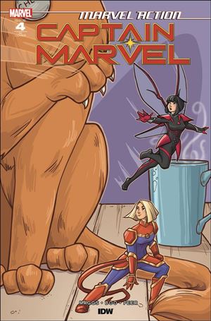Marvel Action: Captain Marvel (2019) issue 4-B Karen Hallion 1:10 Cover