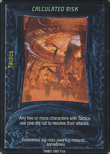 Aliens/Predator (Base Set) card 47 Calculated Risk