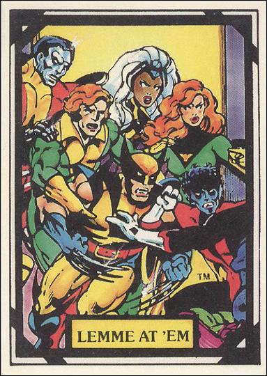 Wolverine Trivia (Base Set) card 18 Lemme at 'Em