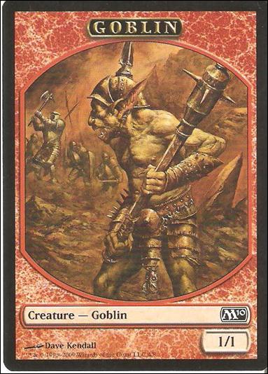 Magic the Gathering: 2010 Core Set (Token Subset) card 4 Goblin