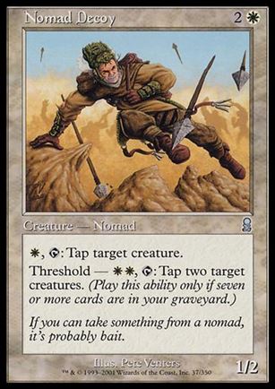 Magic the Gathering: Odyssey (Base Set) card 37 Nomad Decoy