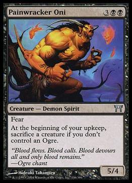 Magic the Gathering: Champions of Kamigawa (Base Set) card 136 Painwracker Oni