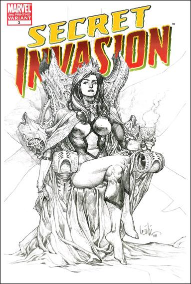 Secret Invasion (2008) issue 3-G Leinil Francis Yu Sketch Cover (3rd Printing)