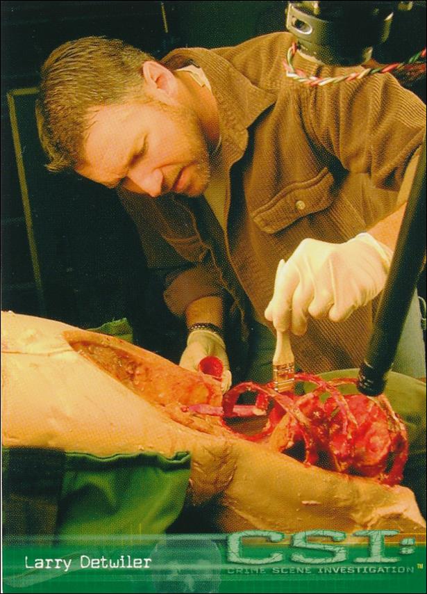 CSI: Crime Scene Investigation - Series One (Base Set) card 89 Larry Detwiler