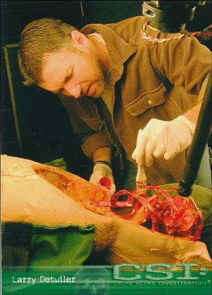 CSI: Crime Scene Investigation - Series One (Base Set) card 89 Larry Detwiler