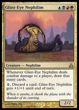 Magic the Gathering: Guildpact (Base Set) card 115 Glint-Eye Nephilim