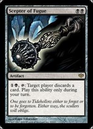 Magic the Gathering: Conflux (Base Set) card 53 Scepter of Fugue