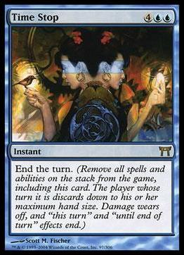 Magic the Gathering: Champions of Kamigawa (Base Set) card 97 Time Stop