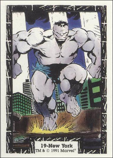 Incredible Hulk (Base Set) card 19 New York