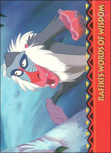 Lion King: Series II (Base Set) card 164 I know who you are.