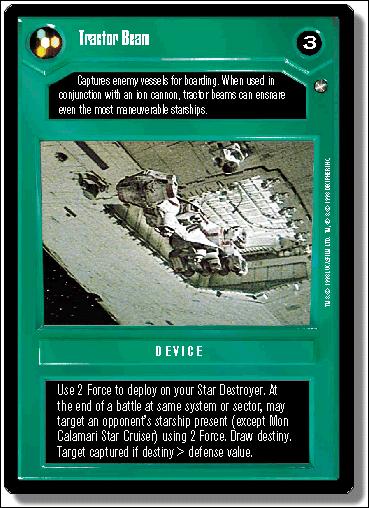 Star Wars: A New Hope Limited (Base Set) card 34 Tractor Beam