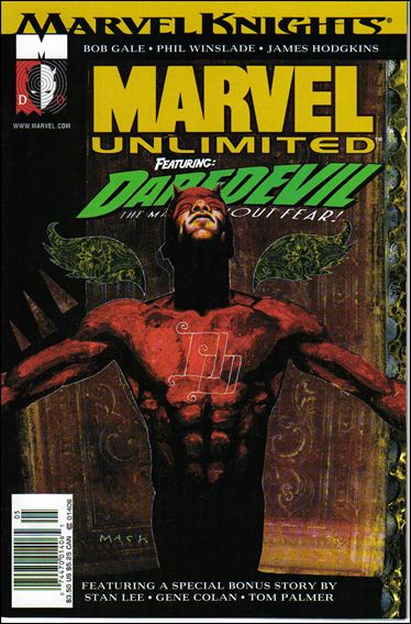 Daredevil (1998) issue 20-B Newsstand Edition / Marvel Unlimited Cover