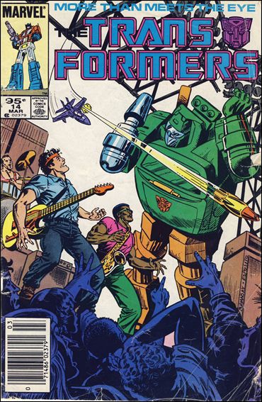 Transformers (1984) issue 14-B Canadian Price Cover