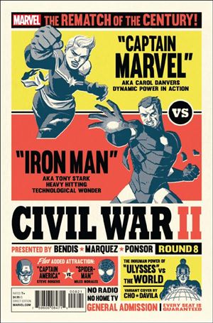 Civil War II issue 8-B Michael Cho Cover