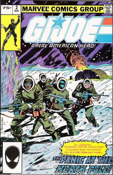 G.I. Joe: A Real American Hero issue 2-D Corner Box/Price Second Print Variant Cover