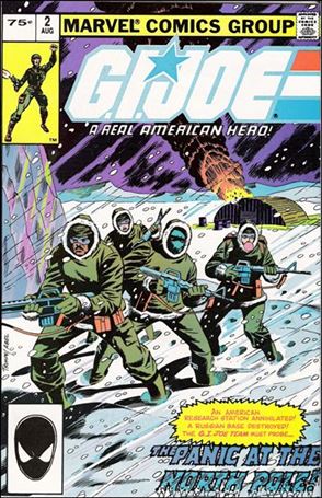 G.I. Joe: A Real American Hero issue 2-D Corner Box/Price Second Print Variant Cover