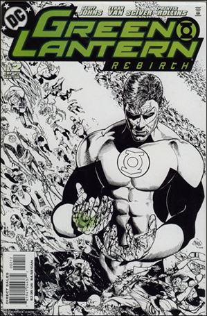 Green Lantern: Rebirth issue 2-B Black and White Cover (2nd Printing)