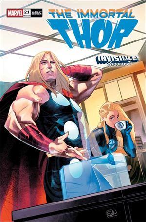 Immortal Thor issue 21-B Edwin Galmon Invisible! Cover