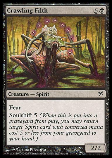 Magic the Gathering: Betrayers of Kamigawa (Base Set) card 64 Crawling Filth