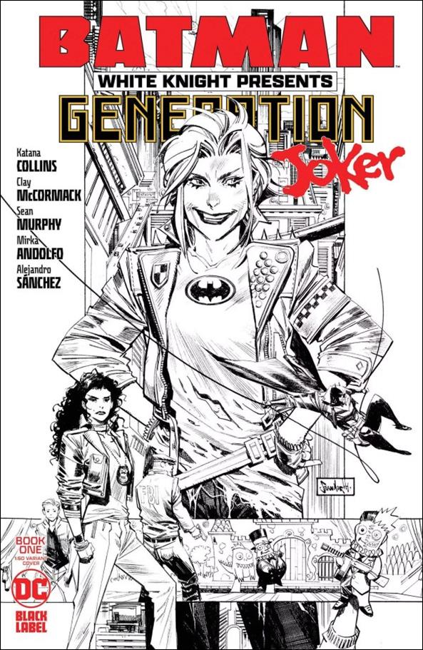 Batman: White Knight Presents - Generation Joker issue 1-D Sean Murphy 1:50 Black & White Cover