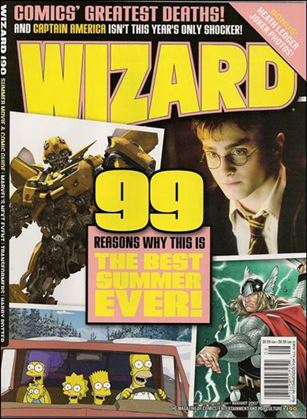 Wizard: The Magazine of Comics, Entertainment and Pop Culture issue 190-B Summer Movie Photo Montage Cover
