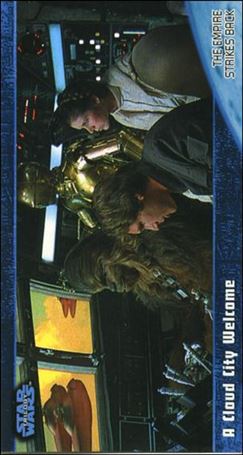 Star Wars Trilogy Widevision (Base Set) card 42 A Cloud City Welcome