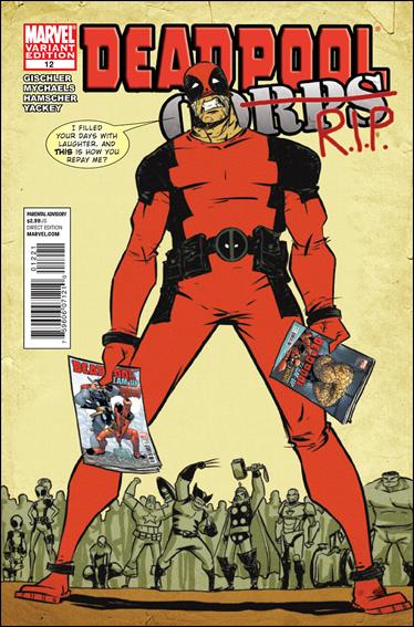Deadpool Corps issue 12-B Skottie Young "Last Issue" Cover