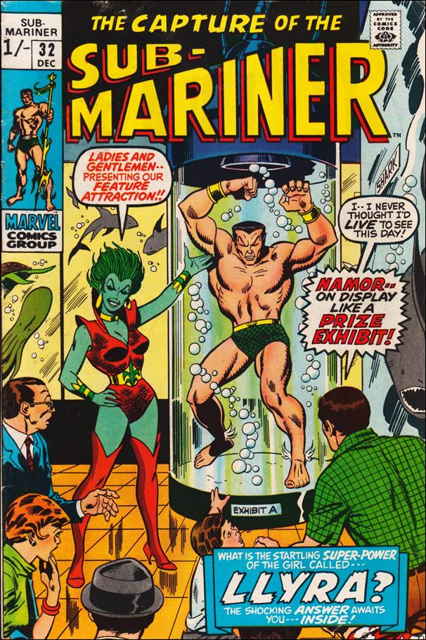 Sub-Mariner (1968) issue 32-B UK Price Cover