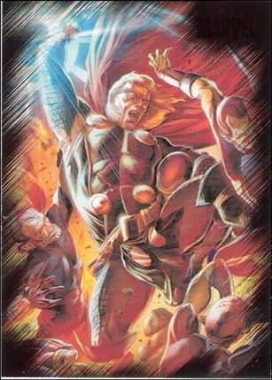 Marvel Heroes and Villains (Base Set) card 61 Thor vs Skrull