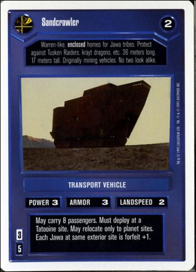 Star Wars: Premiere Unlimited (Base Set) card 147 Sandcrawler