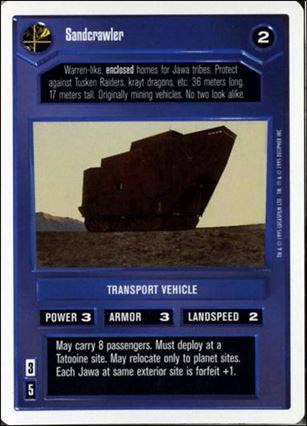 Star Wars: Premiere Unlimited (Base Set) card 147 Sandcrawler