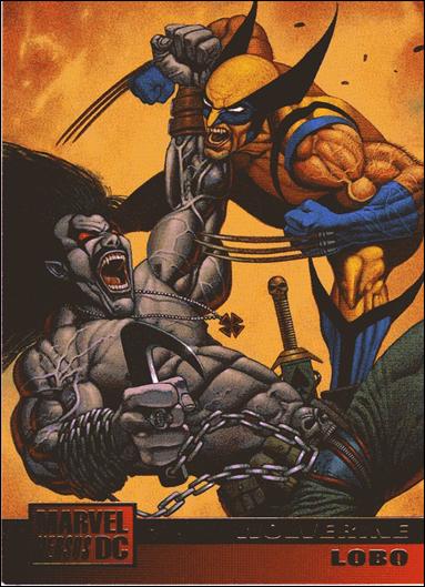 DC Versus Marvel / Marvel Versus DC (Base Set) card 55 Wolverine/Lobo