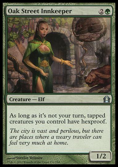 Magic the Gathering: Return to Ravnica (Base Set) card 131 Oak Street Innkeeper